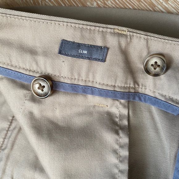 Men’s Bonobos Wednesday Slim Fit Flat Front Khaki Pants Size 38 Waist 30 Inseam - Picture 6 of 11